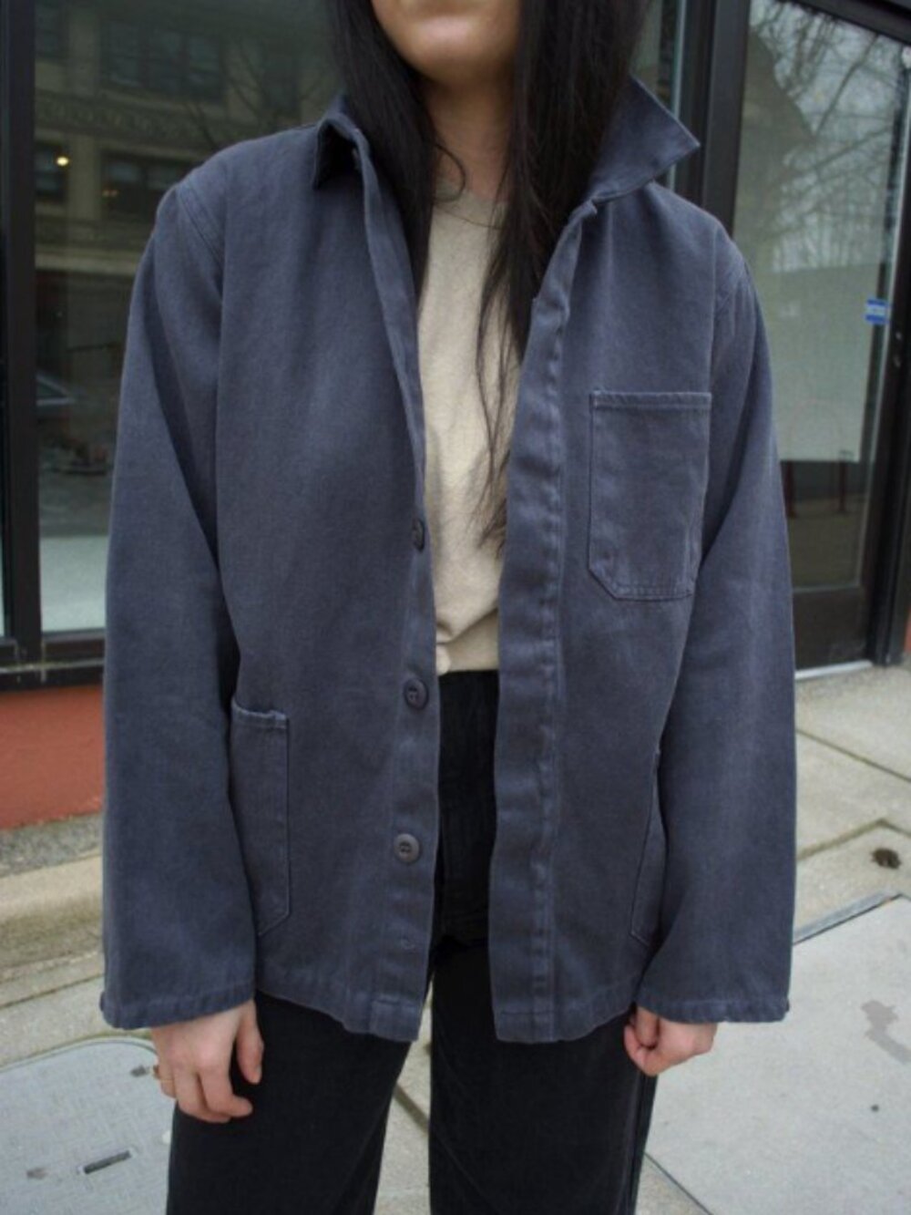Jungmaven Olympic Jacket, Navy, Size M